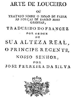 [Gutenberg 62115] • Arte de louceiro: Tratado sobre o modo de fazer as louças de barro mais grossas